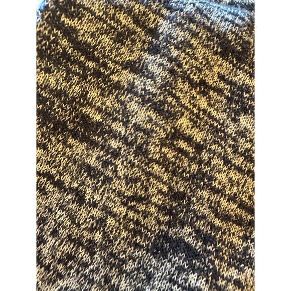 Banana Republic Sweater Black/White Open Front Tiered Long Sleeve Wrap Size M - Picture 3 of 6